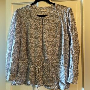 NWT Lucky Brand Peplum Top XL